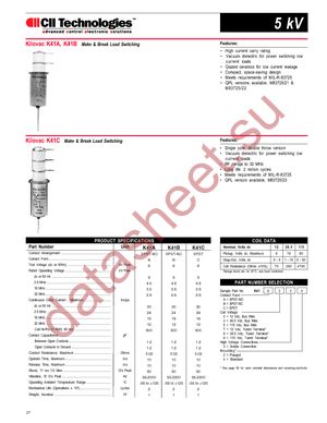 K41C334 datasheet  